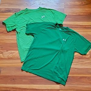 Lot 2 UA Mens T-Shirts Large.  EUC.